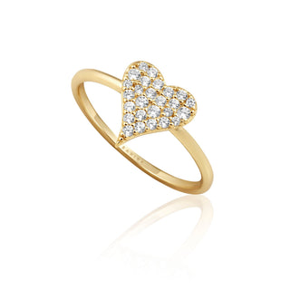 Audrey Heart Ring - Boutique Bella BellaRings