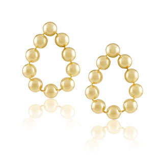 Audriana Oval Earring - Boutique Bella Bella