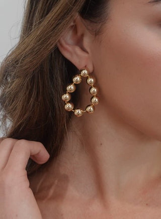 Audriana Oval Earring - Boutique Bella Bella