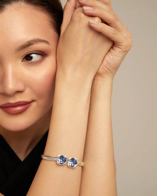 Aura Blue - Silver Bracelet - Boutique Bella BellaBracelet