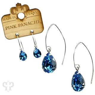 Austrian crystal pear drop earring - Boutique Bella BellaEarrings
