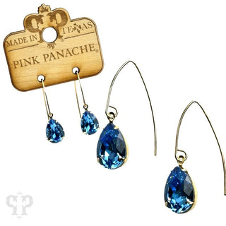 Austrian crystal pear drop earring - Boutique Bella BellaEarrings