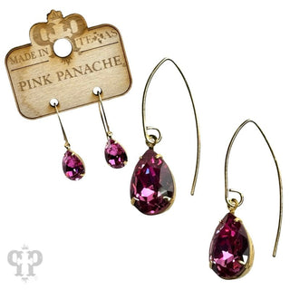 Austrian crystal pear drop earring - Boutique Bella BellaEarrings