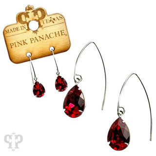 Austrian crystal pear drop earring - Boutique Bella BellaEarrings