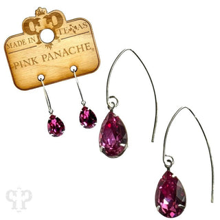 Austrian crystal pear drop earring - Boutique Bella BellaEarrings