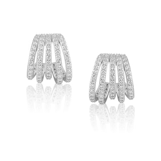 Avery CZ Huggies - Boutique Bella BellaEarring