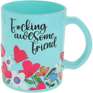 Awesome Friend - 18oz glass mug - Boutique Bella BellaMug