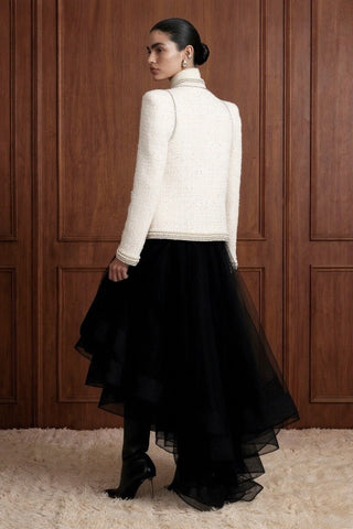 Pearl Commander Bouclé Jacket