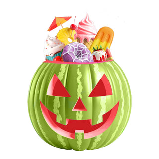 Summerween Watermelon Pumpkin w/Candy