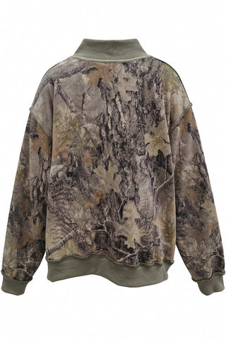 Backwoods Chic Camo Mockneck - Boutique Bella BellaSweatshirt