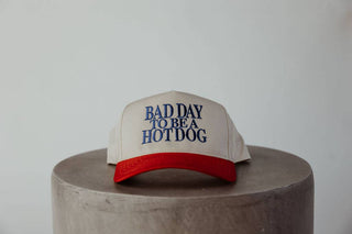 Bad Day to Be a Hot Dog Vintage Trucker Hat - Boutique Bella BellaHat