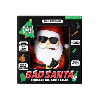 Bad Santa – Talking Stress Reliever - Boutique Bella Bellastress ball
