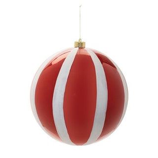 Ball Ornament 9.75”D Plastic - Boutique Bella BellaOrnament