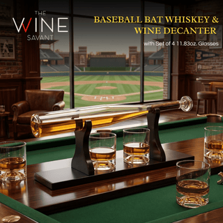 Baseball Bat Whiskey Decanter Premium Barware Gift Elegant Drinkware Collection - Boutique Bella BellaDecanter Sets