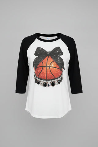 Basketball & Bling Courtside Tee - Boutique Bella BellaT-Shirt