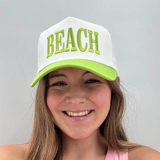 BEACH CAP - PISTACHIO - Boutique Bella BellaHat