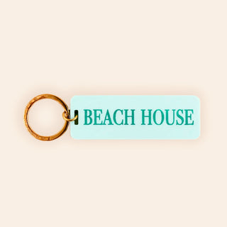 Beach House Rectangle Keychain - Boutique Bella BellaKeychain