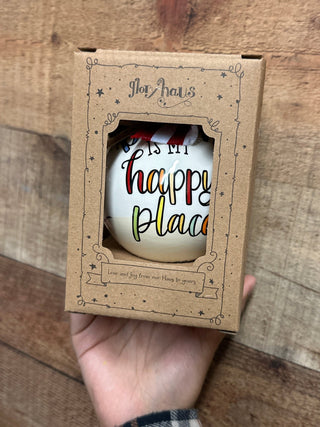 Beach Is My Happy Place Ornament - Boutique Bella BellaChristmas Ornament