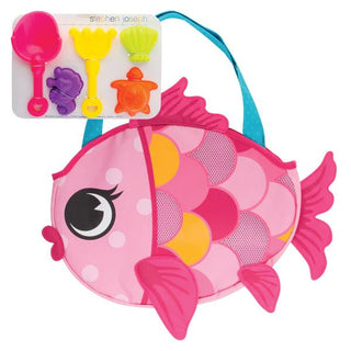 Beach Tote with Sand Toys - Fish - Boutique Bella Bellabeach bag