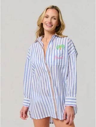 "Beach/Ocean Air, Don't Care" Cover - Up - Boutique Bella BellaCoverup