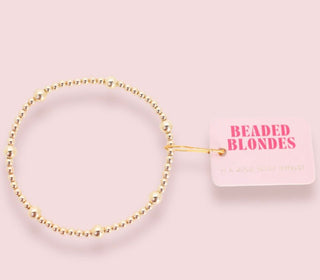 Beaded Blondies Gold Jewlery - Boutique Bella BellaJewlery