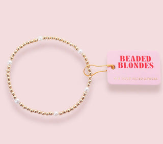 Beaded Blondies Gold Jewlery - Boutique Bella BellaJewlery