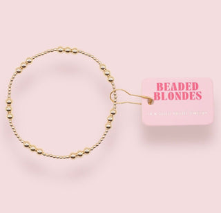 Beaded Blondies Gold Jewlery - Boutique Bella BellaJewlery