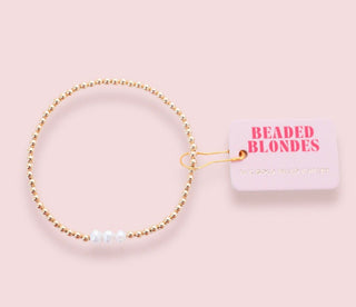 Beaded Blondies Gold Jewlery - Boutique Bella BellaJewlery