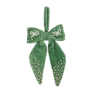 Beaded Bow Ornament, Velvet Ganz - Boutique Bella BellaChristmas Decor