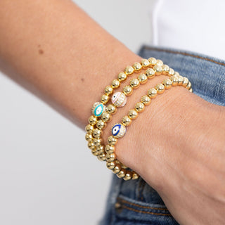 Beaded Evil Eye Bracelet - Boutique Bella BellaBracelet