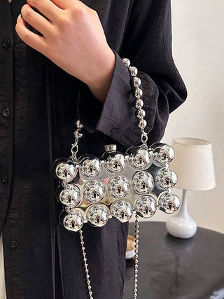 Beaded Geometric Shiny Crossbody Bags Handbags - Boutique Bella BellaPurse