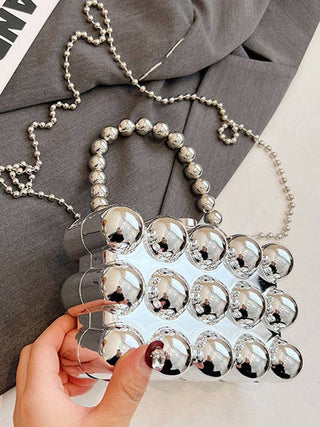 Beaded Geometric Shiny Crossbody Bags Handbags - Boutique Bella BellaPurse