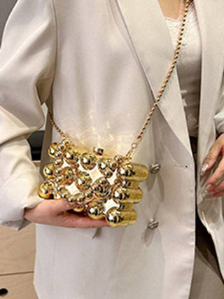 Beaded Geometric Shiny Crossbody Bags Handbags - Boutique Bella BellaPurse