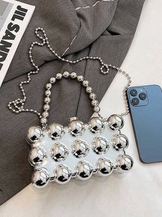 Beaded Geometric Shiny Crossbody Bags Handbags - Boutique Bella BellaPurse