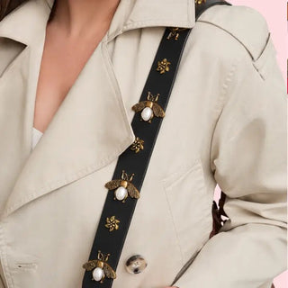 Bee Handbag Strap - Black - Boutique Bella BellaBag Strap
