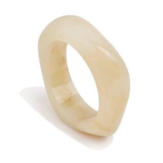 Beige Acrylic Bangle - Boutique Bella BellaBracelet