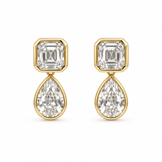 Belinda Bezel Drop - Boutique Bella BellaEarring