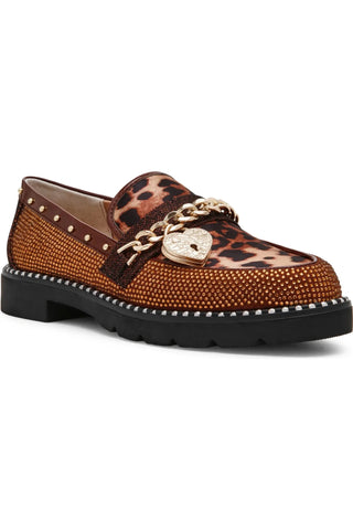 Betsey Johnson Alfie Loafer Leopard - Boutique Bella Bellaloafers