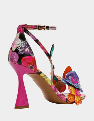 Betsey Johnson Camile Black Multi Heels - Boutique Bella BellaBetsey Johnson Shoe