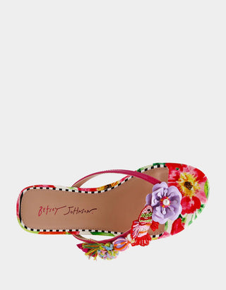 Betsey Johnson Doloris Bright Multi - Boutique Bella BellaSandal