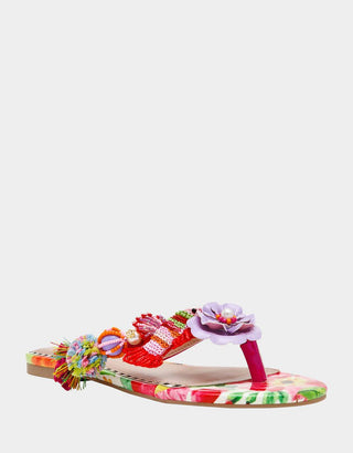 Betsey Johnson Doloris Bright Multi - Boutique Bella BellaSandal
