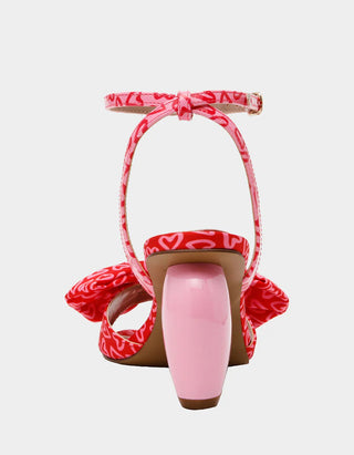 Betsey Johnson Kendal Red Multi Heels - Boutique Bella BellaBetsey Johnson Shoe