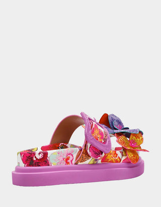 Betsey Johnson Lorayne White Multi Sandals - Boutique Bella BellaSandals