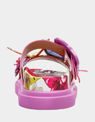 Betsey Johnson Lorayne White Multi Sandals - Boutique Bella BellaSandals
