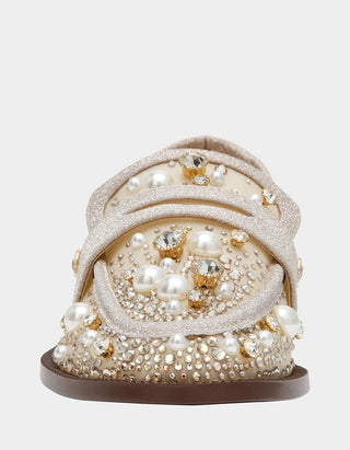 Betsey Johnson Maren Light Gold Loafer - Boutique Bella Bellaloafers