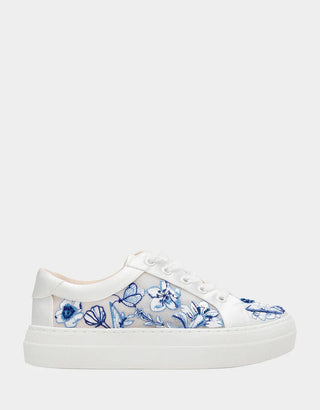 Betsey Johnson Nino Blue Floral Sneaker - Boutique Bella BellaBetsey Johnson Shoe