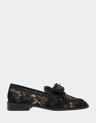 Betsey Johnson Odin Black Loafer - Boutique Bella Bellaloafers