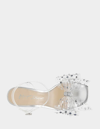 Betsey Johnson Pratt - Silver - Boutique Bella BellaHeels