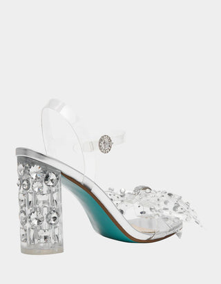 Betsey Johnson Pratt - Silver - Boutique Bella BellaHeels