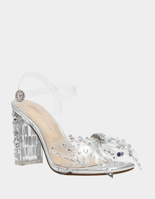 Betsey Johnson Pratt - Silver - Boutique Bella BellaHeels